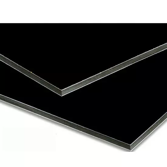 Алюминиевая композитная панель 3 мм черная 1220*4000 мм, aluminum-garage-door-panels-aluminum-composite-panel - копия - копия