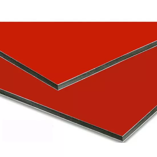 Алюминиевая композитная панель 3 мм красная 1220*4000 мм, aluminum-garage-door-panels-aluminum-composite-panel - копия